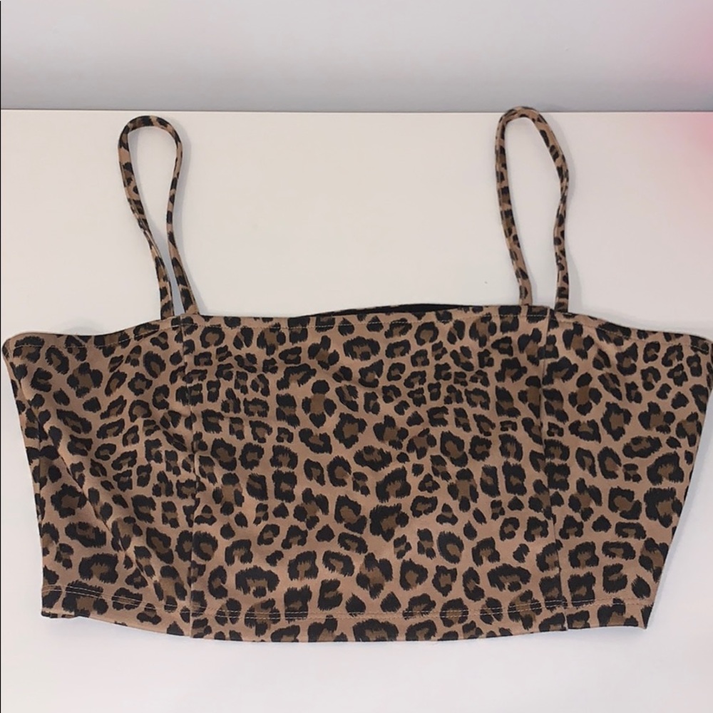 H&M Cheetah Print Crop Top